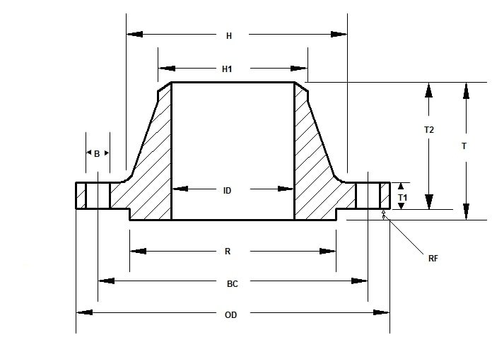 B16.5 Weld Neck Flanges Class 150